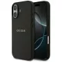 Capa MagSafe Guess Grained Ring para iPhone 17, preto