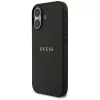 Capa MagSafe Guess Grained Ring para iPhone 17, preto