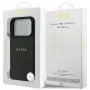 Capa MagSafe Guess Grained Ring para iPhone 17 Pro, preto