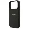 Capa MagSafe Guess Grained Ring para iPhone 17 Pro, preto