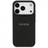Capa MagSafe Guess Grained Ring para iPhone 17 Pro, preto