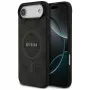 Capa Guess 4G Ring Classic Logo MagSafe para iPhone Air, preto