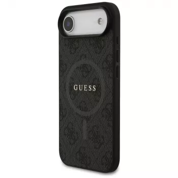 Capa Guess 4G Ring Classic Logo MagSafe para iPhone Air, preto
