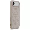 Capa Guess 4G Ring Classic Logo MagSafe para iPhone Air, rosa