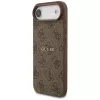 Capa Guess 4G Ring Classic Logo MagSafe para iPhone Air, castanho