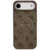 Capa Guess 4G Ring Classic Logo MagSafe para iPhone Air, castanho