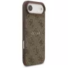 Capa Guess 4G Ring Classic Logo MagSafe para iPhone Air, castanho