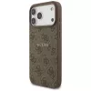 Capa Guess 4G Ring Classic Logo MagSafe para iPhone 17 Pro Max (castanho)