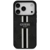 Capa Guess 4G Printed Stripes MagSafe para iPhone 17 Pro (preto)