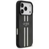 Capa Guess 4G Printed Stripes MagSafe para iPhone 17 Pro (preto)