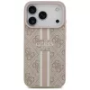 Capa Guess 4G Printed Stripes MagSafe para iPhone 17 Pro (rosa)