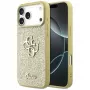 Capa Guess Fixed Glitter Big 4G para iPhone 17 Pro Max (dourado)