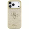 Capa Guess Fixed Glitter Big 4G para iPhone 17 Pro Max (dourado)