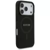 Capa Guess Saffiano Classic Logo MagSafe para iPhone 17 Pro, preto