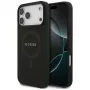 Capa Guess Saffiano Classic Logo MagSafe para iPhone 17 Pro Max, preto