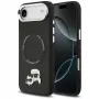 Capa KARL LAGERFELD Karl & Choupette Pins MagSafe para iPhone Air, preto