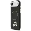 Capa KARL LAGERFELD Karl & Choupette Pins MagSafe para iPhone Air, preto
