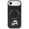 Capa KARL LAGERFELD Karl & Choupette Pins MagSafe para iPhone Air, preto