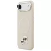 KARL LAGERFELD Karl & Choupette Pins capa MagSafe para Apple iPhone Air - bege