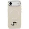 KARL LAGERFELD Karl & Choupette Pins capa MagSafe para Apple iPhone Air - bege