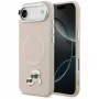Capa KARL LAGERFELD Karl & Choupette Pins MagSafe para iPhone Air, rosa