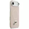 Capa KARL LAGERFELD Karl & Choupette Pins MagSafe para iPhone Air, rosa