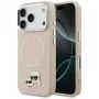 Capa Karl Lagerfeld Karl & Choupette Pins MagSafe para iPhone 17 Pro, rosa