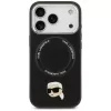 Capa KARL LAGERFELD Karl Pin MagSafe para Apple iPhone 17 Pro - preto