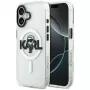 Capa KARL LAGERFELD IML Karl Sketch Logo MagSafe para Apple iPhone 17, transparente