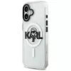 Capa KARL LAGERFELD IML Karl Sketch Logo MagSafe para Apple iPhone 17, transparente