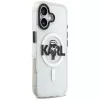 Capa KARL LAGERFELD IML Karl Sketch Logo MagSafe para Apple iPhone 17, transparente