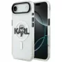 Capa Karl Lagerfeld IML Karl Sketch Logo MagSafe para iPhone Air, transparente