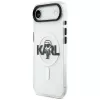 Capa Karl Lagerfeld IML Karl Sketch Logo MagSafe para iPhone Air, transparente