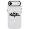 Capa Karl Lagerfeld IML Karl Sketch Logo MagSafe para iPhone Air, transparente