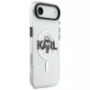 Capa Karl Lagerfeld IML Karl Sketch Logo MagSafe para iPhone Air, transparente