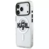 Capa KARL LAGERFELD IML Karl Sketch Logo MagSafe para iPhone 17 Pro, transparente