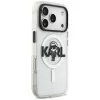 Capa KARL LAGERFELD IML Karl Sketch Logo MagSafe para iPhone 17 Pro, transparente
