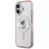 Capa MagSafe Karl Lagerfeld IML Choupette Sketch Logo para iPhone 17, rosa