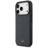 Capa MagSafe Mercedes Leather Laurel Leaves Stripes para iPhone 17 Pro, azul