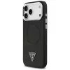 Capa MagSafe Guess Triangle Logo para Apple iPhone 17 Pro (preta)