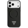 Capa MagSafe Guess Triangle Logo para Apple iPhone 17 Pro (preta)