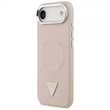 Capa MagSafe Guess Triangle Logo para iPhone Air (rosa)
