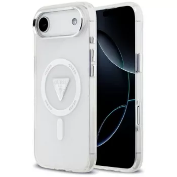 Capa MagSafe Guess IML Gradient Triangle Logo para iPhone Air, transparente