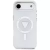 Capa MagSafe Guess IML Gradient Triangle Logo para iPhone Air, transparente