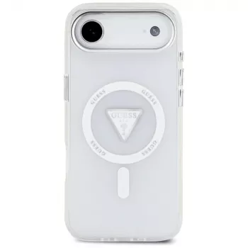 Capa MagSafe Guess IML Gradient Triangle Logo para iPhone Air, transparente