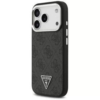 Capa Guess 4G Triangle Logo MagSafe para iPhone 17 Pro (Preto)
