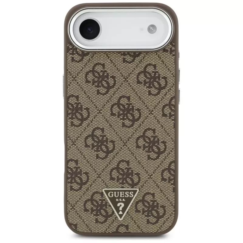 Capa Guess 4G Triangle Logo MagSafe para iPhone Air - Castanho