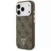 Capa Guess 4G Triangle Logo MagSafe para iPhone 17 Pro (Castanho)