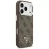 Capa Guess 4G Triangle Logo MagSafe para iPhone 17 Pro (Castanho)