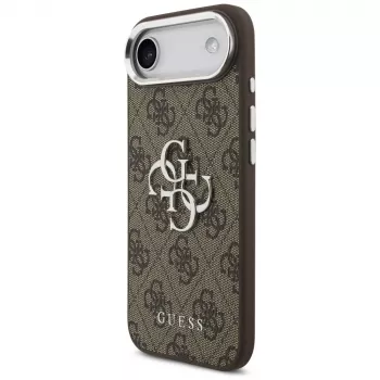Capa Guess GUHCP17MP4G4SMCW 4G Big 4G Classic Logo para iPhone Air – Castanho / Prateado
